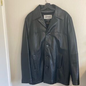 Pelle Studio Black Leather Jacket w/ Thinsulate Lining 
Size XLT